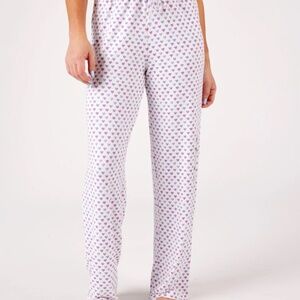 Mia & Tess Purple Hearts Patterned PJ Lounge Pants
